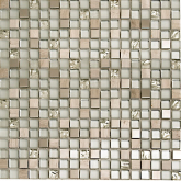 SIW 21 Мозаика Из камня и стекла Бежевый камень и стекло 30.1x30.1 (чип 1.5x1.5)